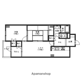 泉野リブライフ【506号室】の間取り