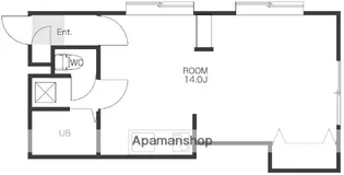 リバー浅ノ川【201号室】の間取り