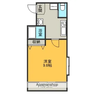 ノースヴィレッジ暁【105号室】の間取り