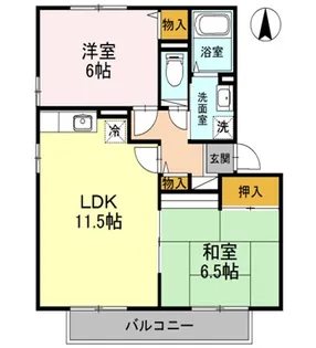 ラフィネ・A【2階】の間取り