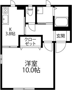 アピス【1階】の間取り