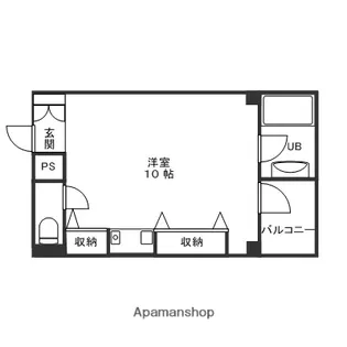 GRAND VALUE KATAMACHI【402号室】の間取り