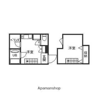 GRAND VALUE KATAMACHI【502号室】の間取り