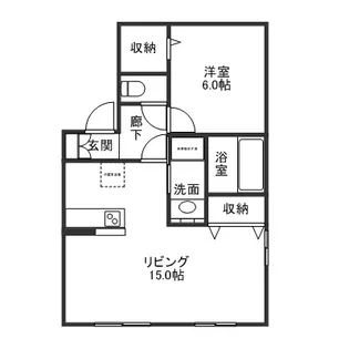 プランドール【2階】の間取り