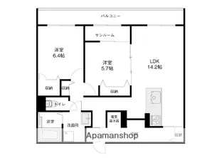 ラ・プレス泉が丘【302号室】の間取り