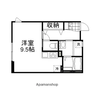 AL CUORE 玉川【102号室】の間取り