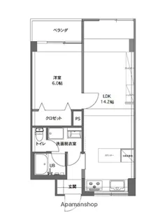 パークハウス泉野【304号室】の間取り