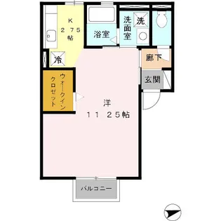 エクセレント【2階】の間取り