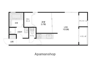 カサ・ビセンス【201号室】の間取り