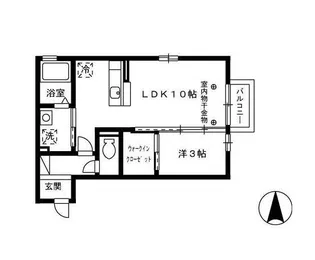 アウルモア示野【2階】の間取り