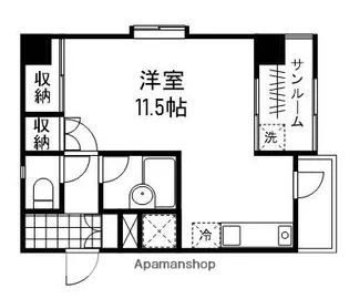 ツインフィル【B203号室】の間取り