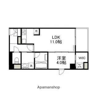 ファーストレーベン芳斉【405号室】の間取り