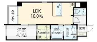 ファーストレーベン高岡町【805号室】の間取り
