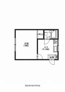 長崎マンション【102号室】の間取り