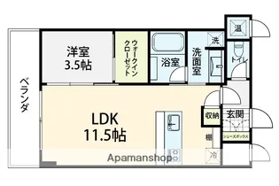 ファースト・レーベン池田町【302号室】の間取り