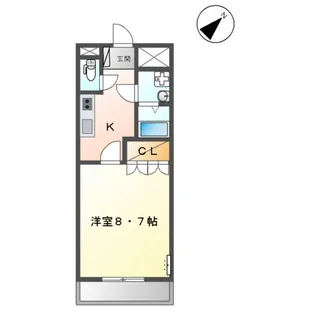 シャイン扇台【00203号室】の間取り