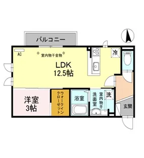 CHATLION(シャトリオン)【2階】の間取り