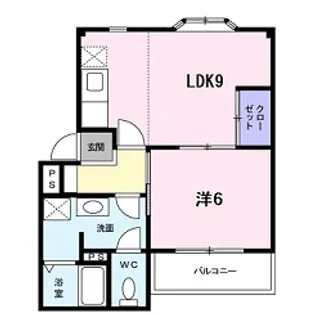 レジダンスカメリア【2階】の間取り