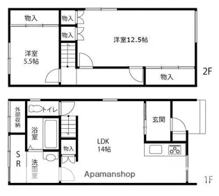 トレーノ【B号室】の間取り