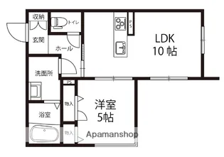 ART ROOM(アートルーム)【102号室】の間取り