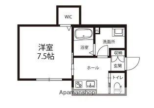 ART ROOM(アートルーム)【101号室】の間取り