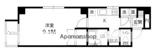 白菊町センタービル【302号室】の間取り
