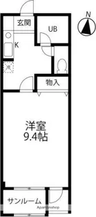 グリーンハイツⅠ番館【307号室】の間取り
