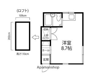 AAラ・イストワール【202号室】の間取り