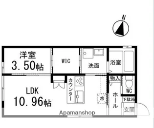 FELIZ【101号室】の間取り