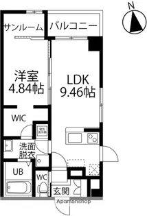 ガイア泉が丘【307号室】の間取り