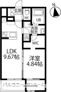 ガイア泉が丘【210号室】の間取り