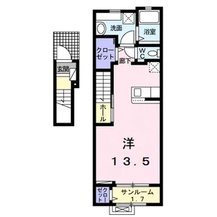 ユーゼン【2階】の間取り