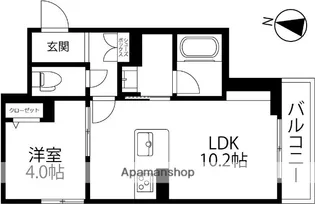 フリズリー芳斉【301号室】の間取り