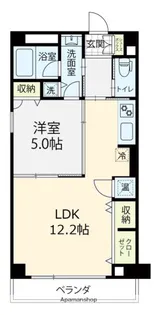 ファーストレーベン彦三【402号室】の間取り