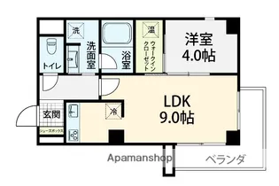 ファースト・レーベン近江町【603号室】の間取り