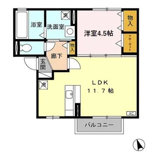 BーLAND【2階】の間取り