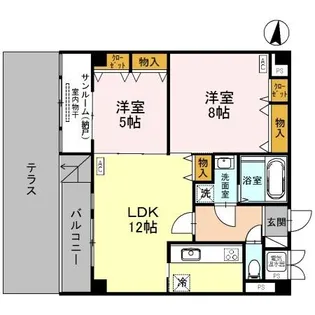 センチュリーミューゼ【1階】の間取り