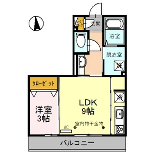 ラ・コリーヌ【2階】の間取り