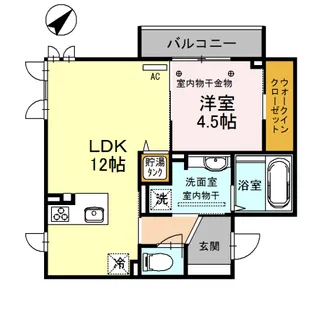 ARC小立野(アルクコダツノ) Ⅱ【2階】の間取り