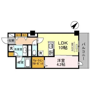 グランデ西金沢駅前【5階】の間取り