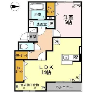 グランデリーオ【3階】の間取り