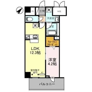トライアンフけやき通り【3階】の間取り