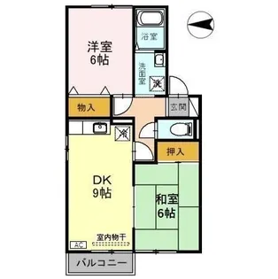 ヴィアーレ・ドゥーエ【2階】の間取り