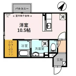 CASA DE MOMO【2階】の間取り