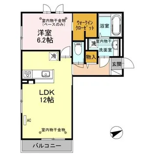 ラティーヌ【3階】の間取り