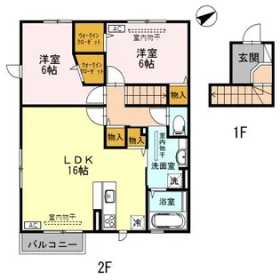 パストラル【2階】の間取り