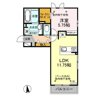 MAISON DE KAZU(メゾン ド カズ) A棟【3階】の間取り