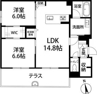 ポルターナⅠ【1階】の間取り