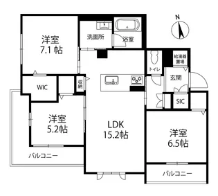 ポルターナⅡ【2階】の間取り
