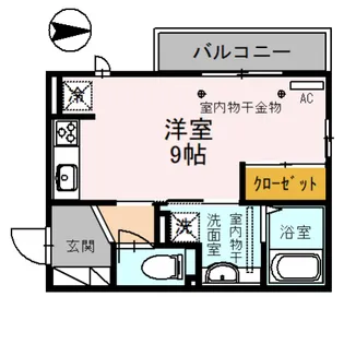 メゾン樫の木 A棟【3階】の間取り
